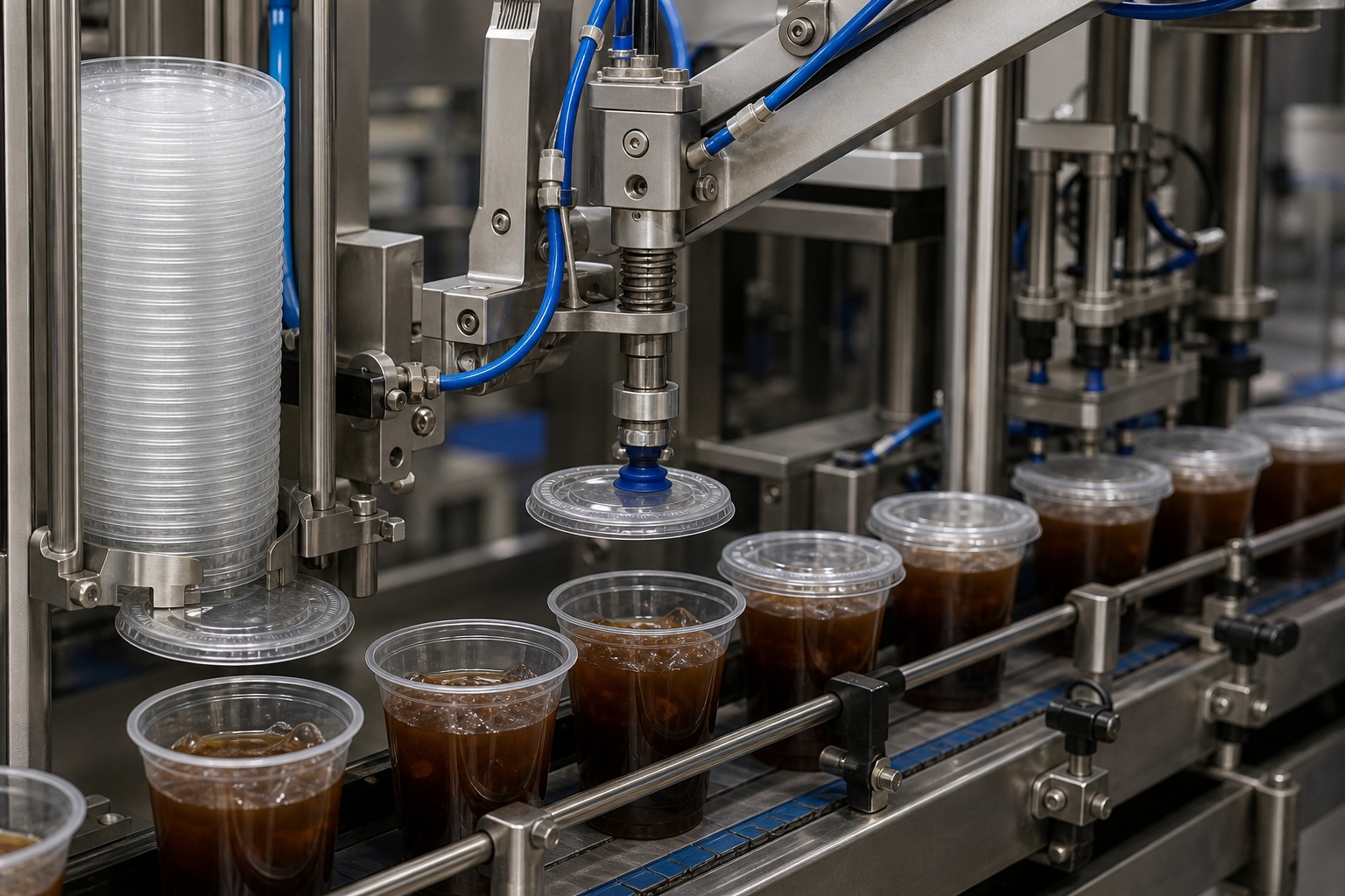 Automated Vacuum Pick & Place Capping