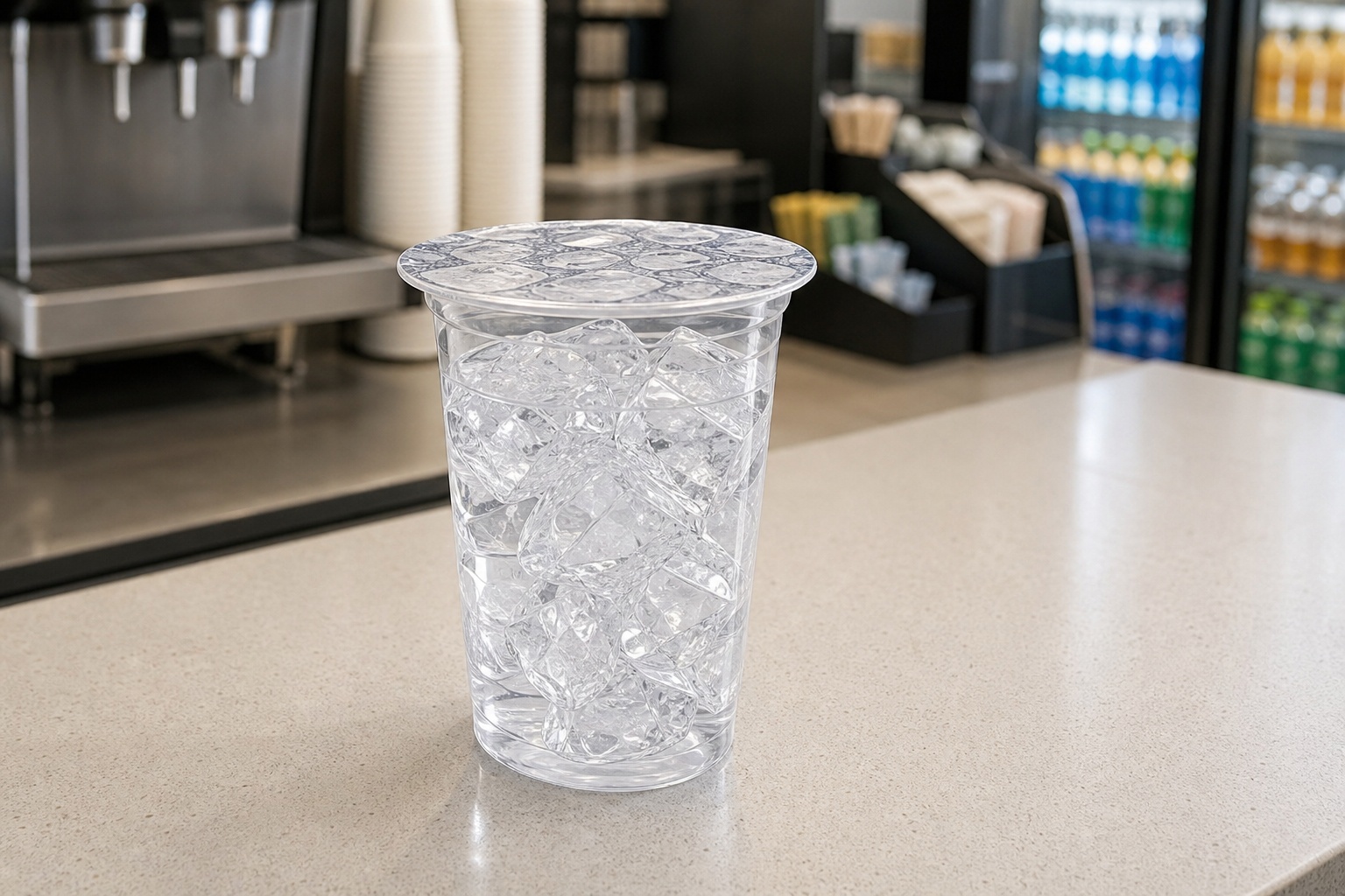 Convenience Store RTD Ice Cups