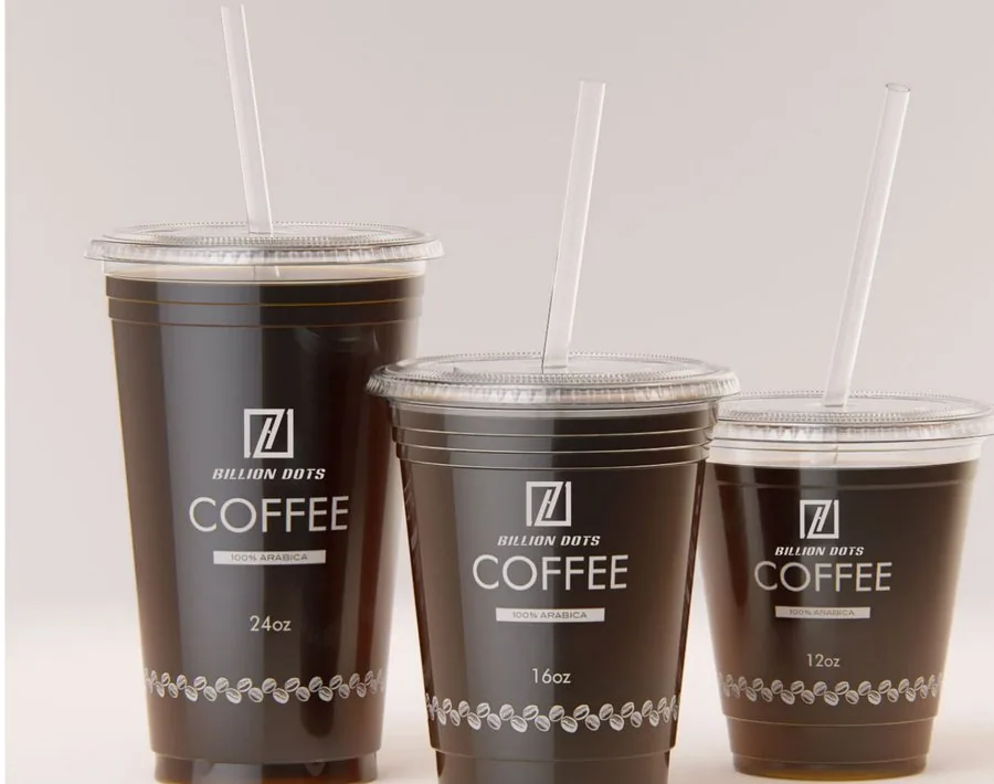 PET coffee cups